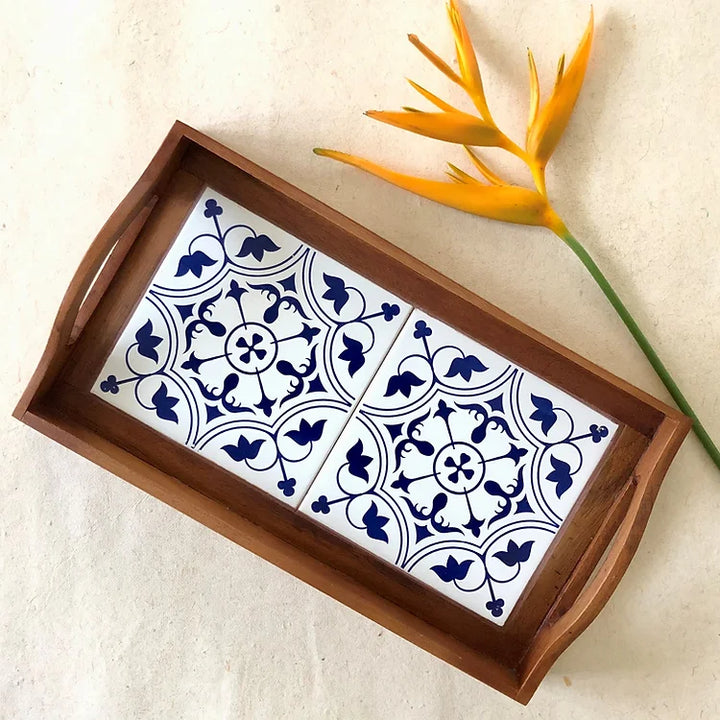 Dandelion Serving Tray - Azure Collection