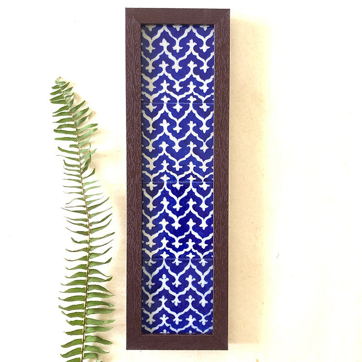 Marguerite Wall Frame - Blue Pottery collection